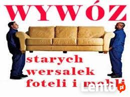 Wywóz starych mebli, agd, kanap. Rozbieranie zabudów mebl...