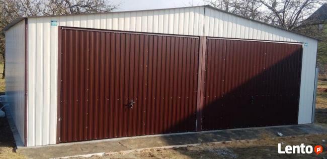 Garaz blaszak 7x6 dwuspad kolor producent