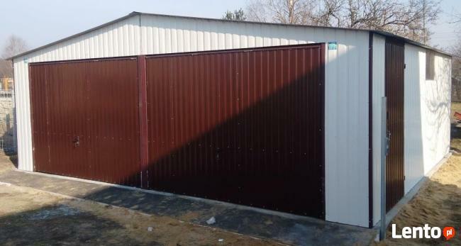 Garaz blaszak 7x6 dwuspad kolor producent