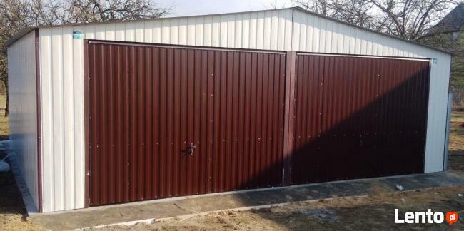 Garaz blaszak 7x6 dwuspad kolor producent