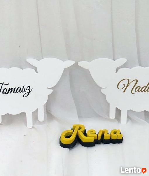 Baranek z imieniem dziecka-Pierwsza Komunia