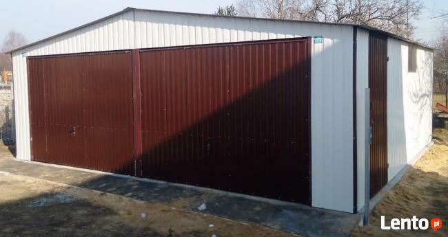 Garaz blaszak 7x6 dwuspad kolor producent