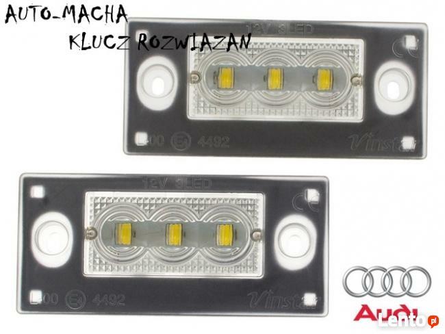 Audi A4 A3 Avant lampki podświetlenia tablicy rejestracyjnej