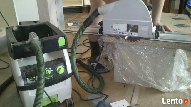 Montaz blatow kuchennych-wycinanie otworów, montaż kuchni