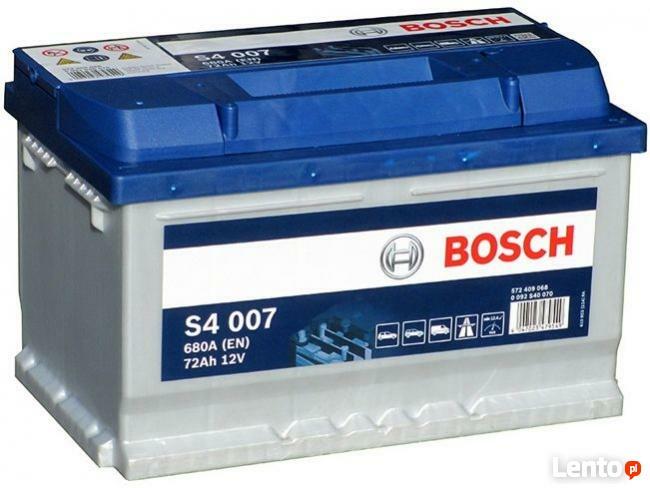 Akumulator BOSCH S4 007 72AH 680A Gwarancja 2LATA Katowice