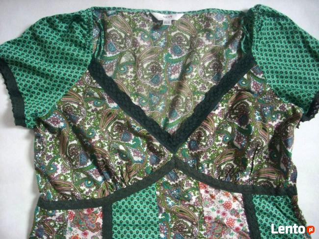 NEXT Bluzka Tunika Bawełna 48 pachwork