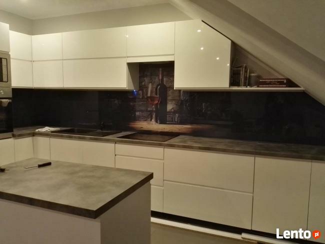 Panele szklane z dowolną grafiką/ druk UV na szkle/ lacobel