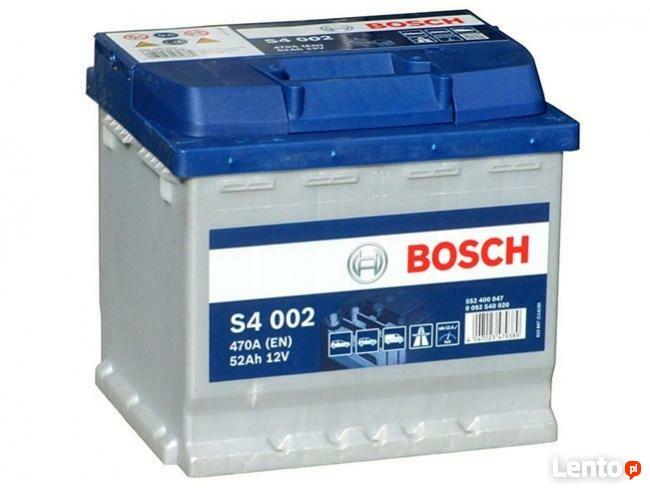 Akumulator BOSCH S4 002 52AH 470A Gwarancja 2LATA Katowice