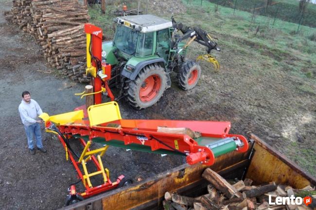 Przenośnik taśmowy do drewna firmy Rabaud XYLUP