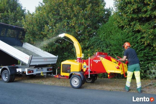 Rozdrabniacz gałęzi firmy Rabaud XYLOCHIP