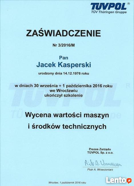 Certyfikowany Rzeczoznawca Samochodowy Głogów Lubin Legnica