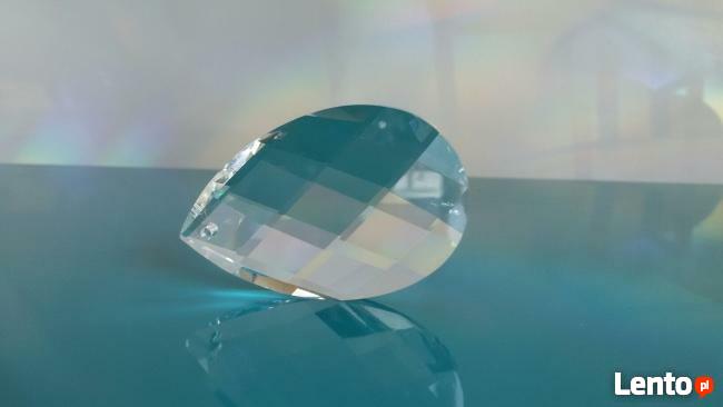 Wisior kryształowy- kryształ ŁEZKA 5 cm