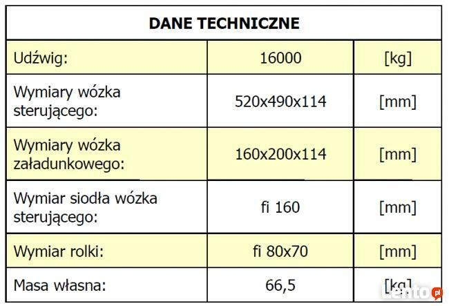 ROLKI TRANSPORTOWE ZESTAW TRANSPORTOWY PLATFORMA WÓZEK 8 16
