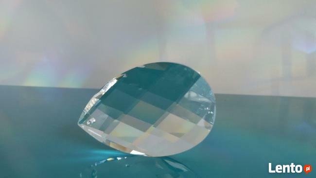 Wisior kryształowy- kryształ ŁEZKA 5 cm