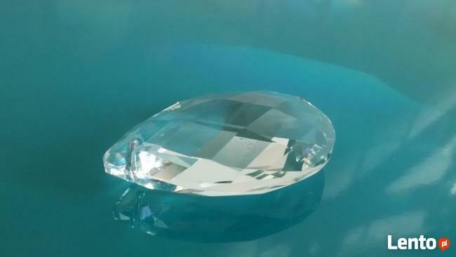 Wisior kryształowy- kryształ ŁEZKA 5 cm