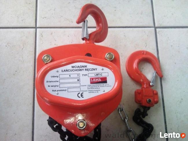 WCIĄGARKA ŁAŃCUCHOWA WCIĄGNIK WYCIĄGARKA 1T 2T 3T różne dług