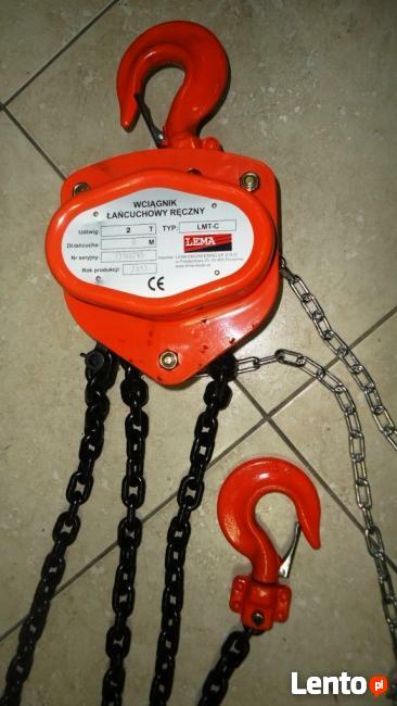 WCIĄGARKA ŁAŃCUCHOWA WCIĄGNIK WYCIĄGARKA 1T 2T 3T różne dług