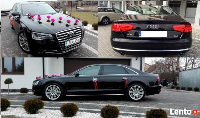 AUTO DO ŚLUBU AUDI A8 V8 wersja przedłużana Long.