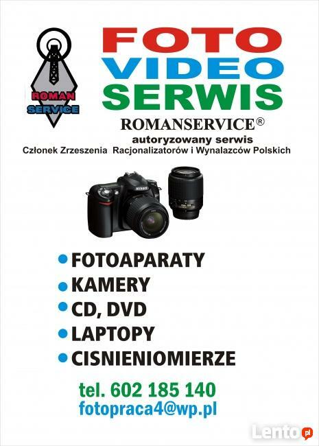 FOTOAPARATY CYFROWE I ANALOGOWE, NAPRAWA, KONSERWACJA