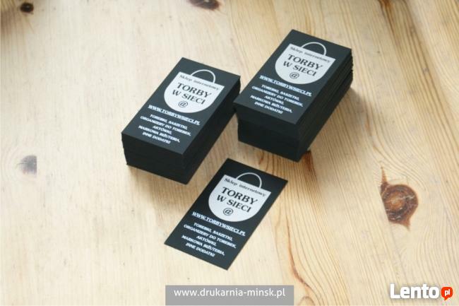 Reklama drukarnia mińsk mazowiecki wizytówki