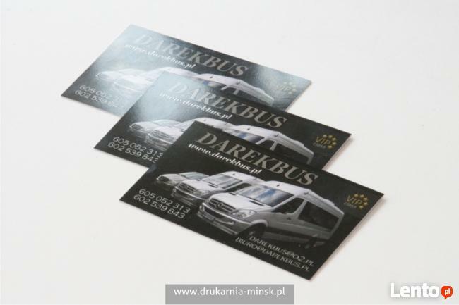 Reklama drukarnia mińsk mazowiecki wizytówki