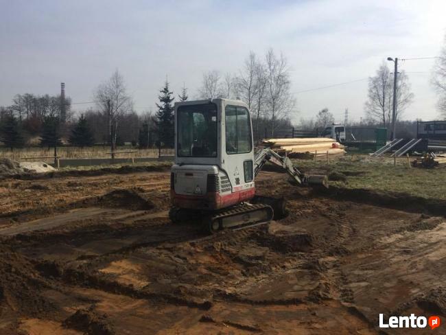 Minikoparka usługi minikoparką wywrotka Skawina Kraków