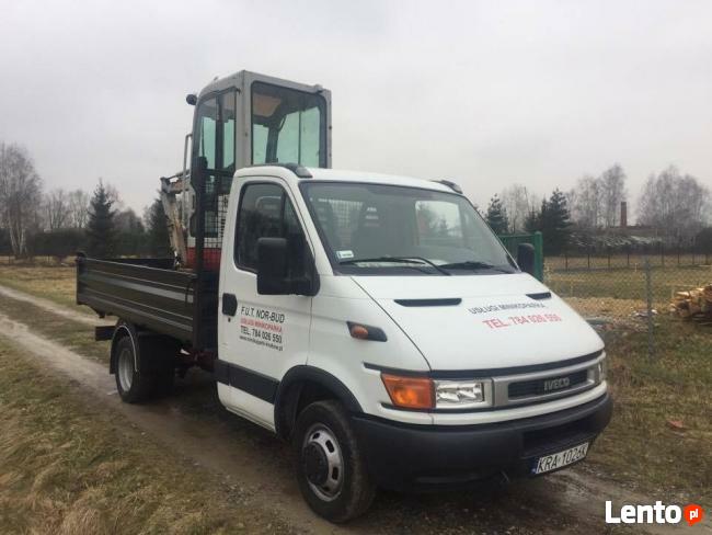 Minikoparka usługi minikoparką wywrotka Skawina Kraków