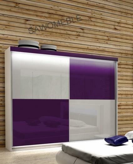 szafa 2 D wysoki połysk SZACHOWNICA