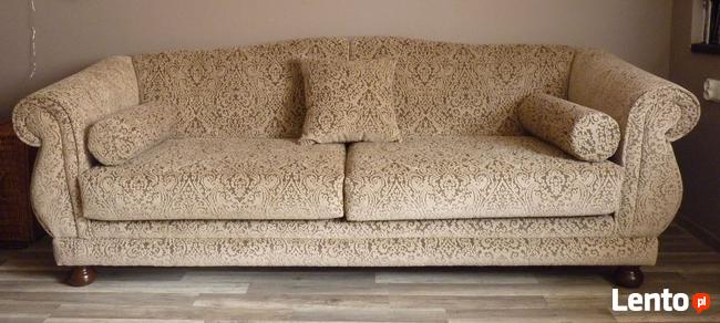 Kanapa 3-osobowa sofa promocja wypoczynek welur stylowa