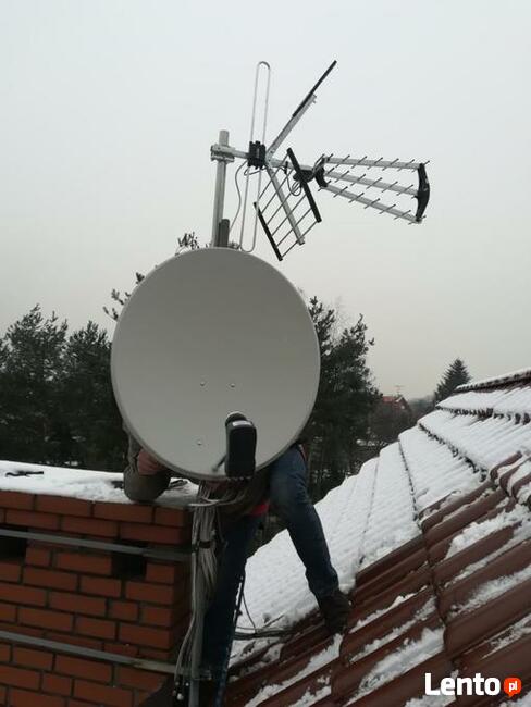 ustawienie montaż anten satelitarnych naziemnych Gliwice