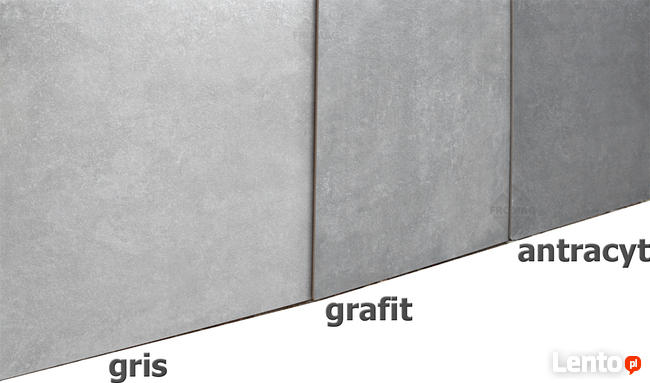 płytki podłogowe ŚCIENNE gres Montego Antracyt jak beton