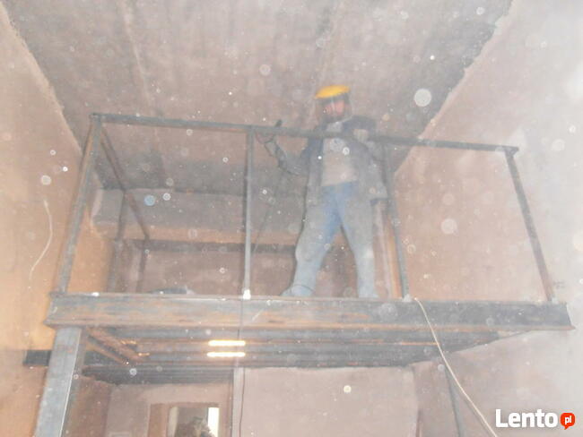 Usługi spawalnicze spawanie antresola stal, aluminium