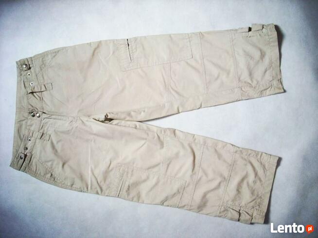 KappAhl Spodnie 4/5 Rybaczki Bojówki Spodenki 34 36