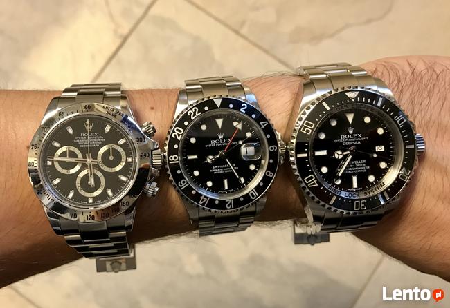 Skup markowych zegarków Rolex Omega Patek Breitling itd