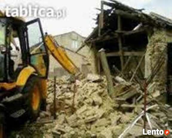 Wyburzenia Rozbiórka Domu Hale Garaż Stodoła Prace Sprzętowe
