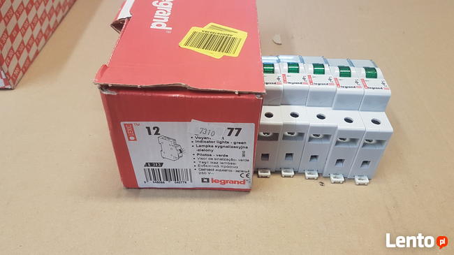 Lampka modułowa zielona 230-250V AC L313 Legrand