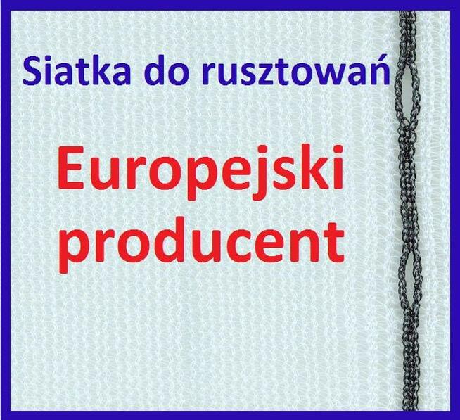 Siatka do rusztowań 3,07x10 siatka rusztowaniowa