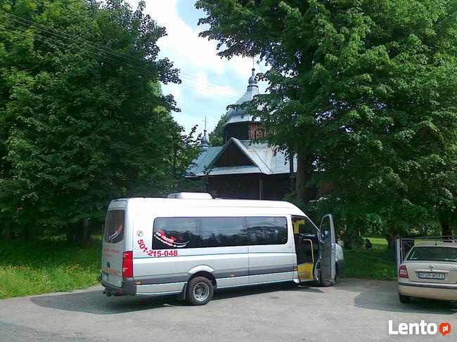 Przewozy osób Zabrze wynajem busa Tychy transport osób Bytom