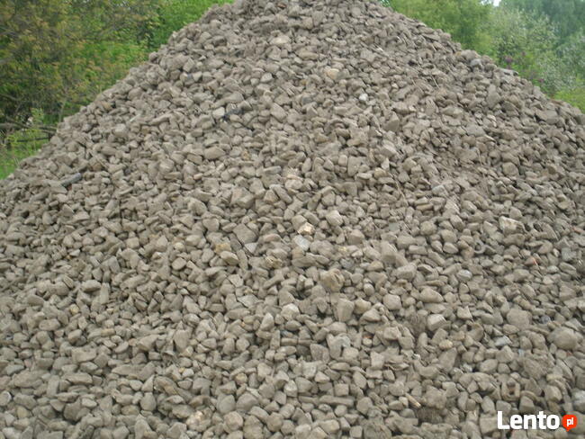 Koparko-ładowarka, transport kruszyw