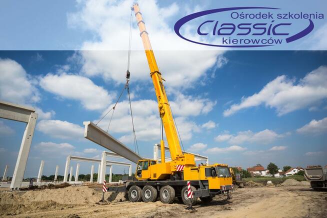 Kursy UDT, żurawie, HDS, podesty ruchome, suwnice