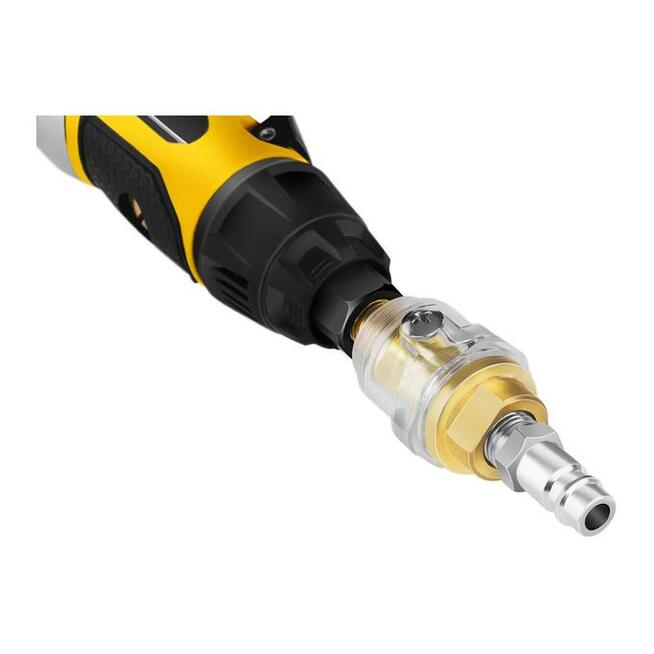 Pneumatyczna szlifierka trzpieniowa kątowa + miniolejarka