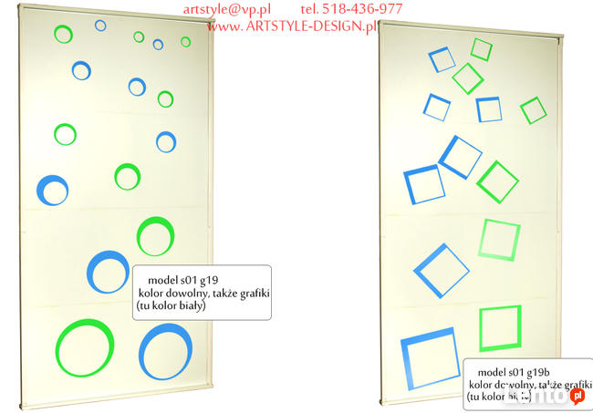 Ścianki działowe rozporowe parawan do samodzielnego montażu