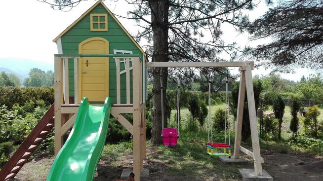 Domki zabawowe dla dzieci do ogrodu.