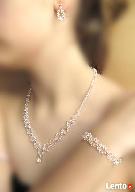 Biżuteria Ślubna Swarovski wieczorowa