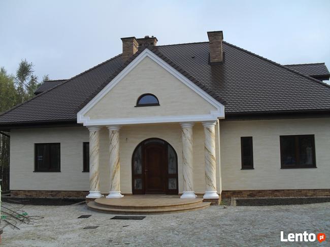 Elewacje, Wykończenia, Trawertyn, Sztuczny Marmur, Stiuk,