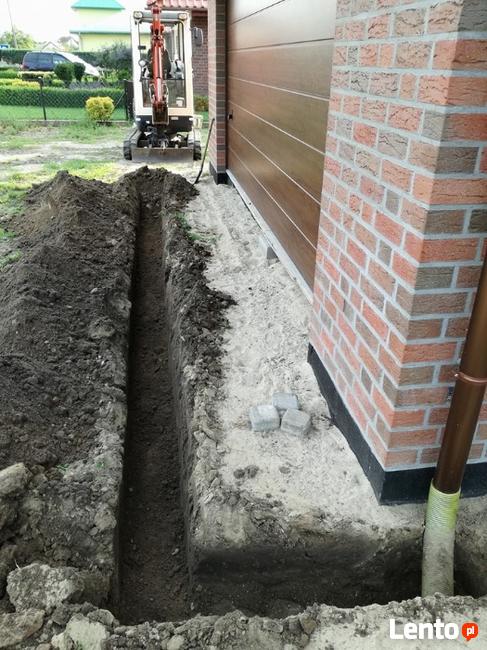 Usługi Minikoparką ,Wiercenie, Prace ziemne, Wykopy Wielkopl