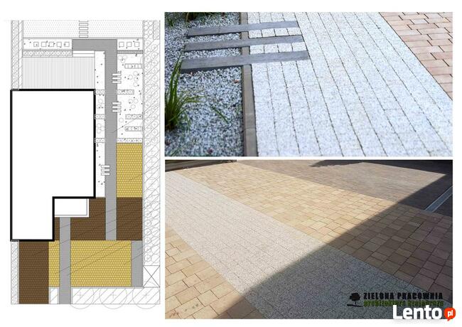 Podjazdy, projekty nawierzchni