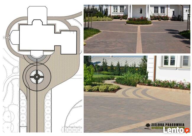 Podjazdy, projekty nawierzchni