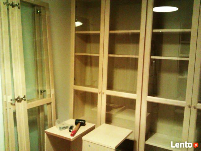 Skręcanie mebli pokojowych, biurowych, kuchennych, sypialnych.