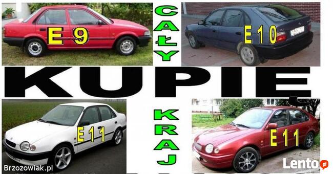 Skup aut TOYOT HIACE, COROLLA,LAND-CRUISER, HILUX 511-268-711